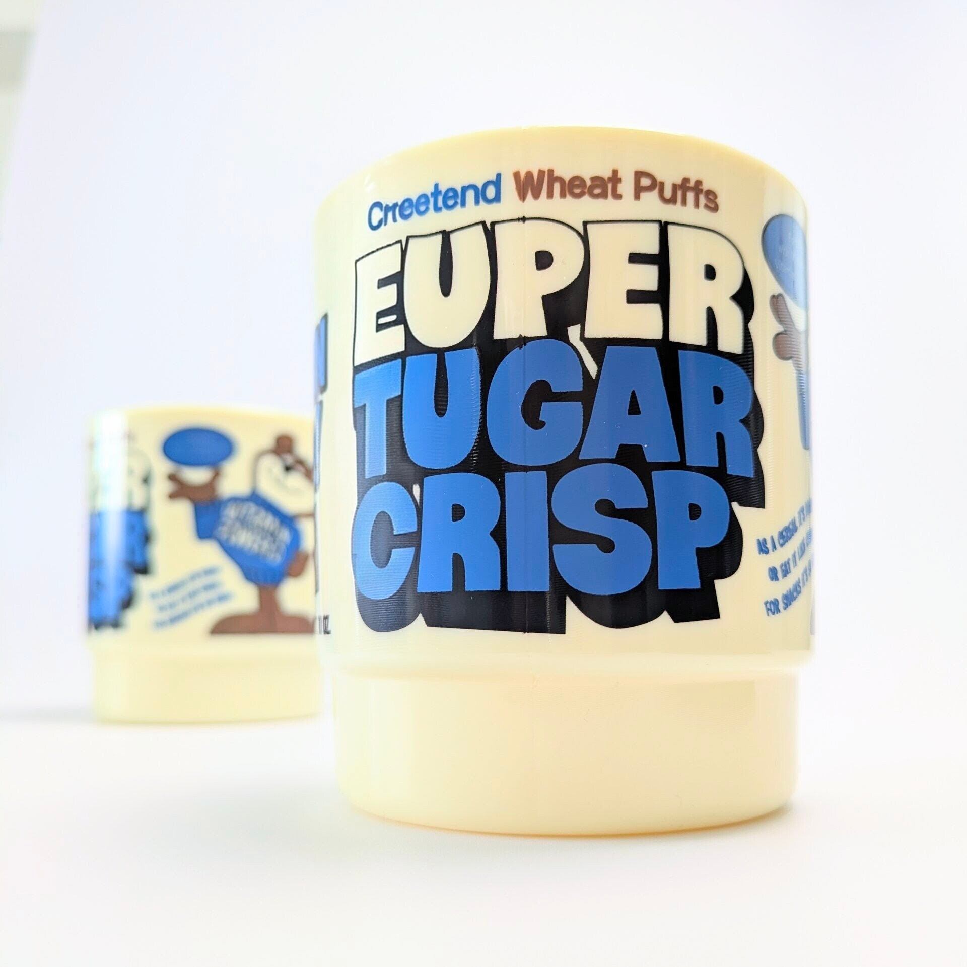【 STACKING MUG /スタッキングマグ 】 Super Sugar Crisp / SUGAR BEAR / プラカップ / MUG / ミルキーマグ / 積み重ねられるマグ〚アメリカン雑貨 アメトイ〛
