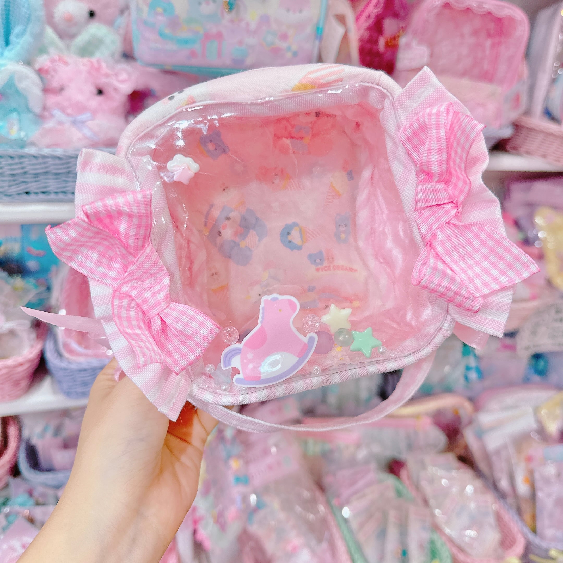 【F1】65-20キャンディ型ぬいぐるみポーチ