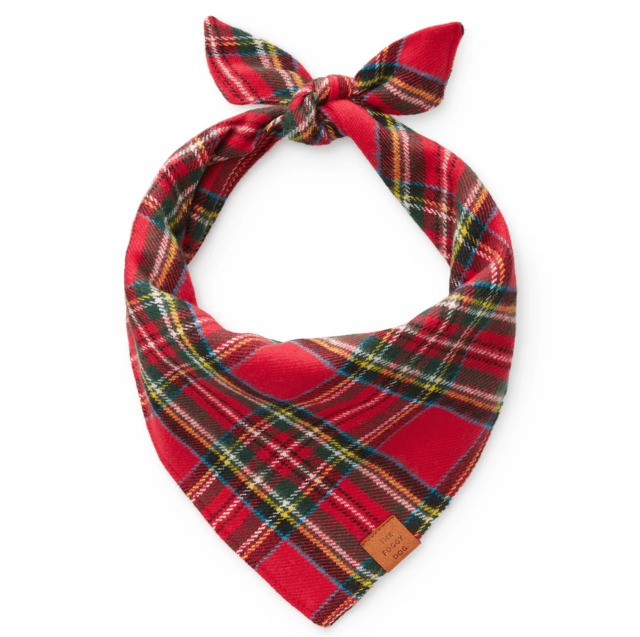 【The Foggy Dog（ザ フォギー ドッグ）】タータンチェックフランネル/Tartan Plaid Flannel Dog Bandana