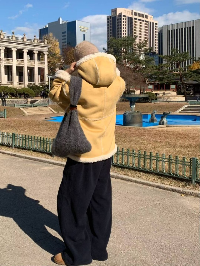 (予約) AREING / Chanel mouton coat 2color