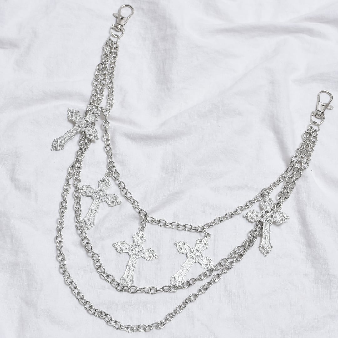 7/22新着】5クロス3連ウォレットチェーン | VOLCAN&APHRODITE