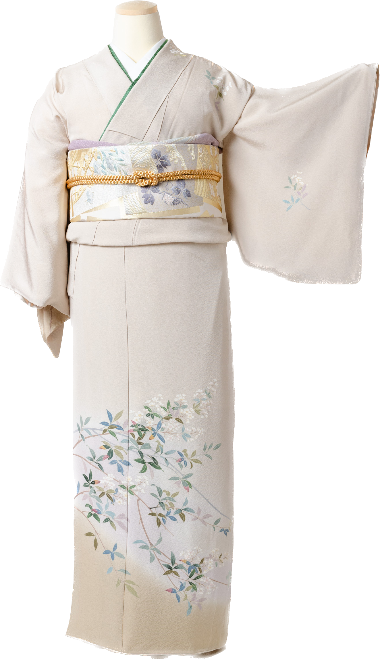 レンタル訪問着セット No.010-4L | kirakujapan