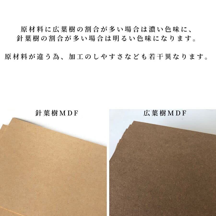 MDF材 LB 2.5mm厚 約100mm×約100mm 20枚セット MDFボード MDF板 板 diy 日曜大工 材料 端材 | 端材plus