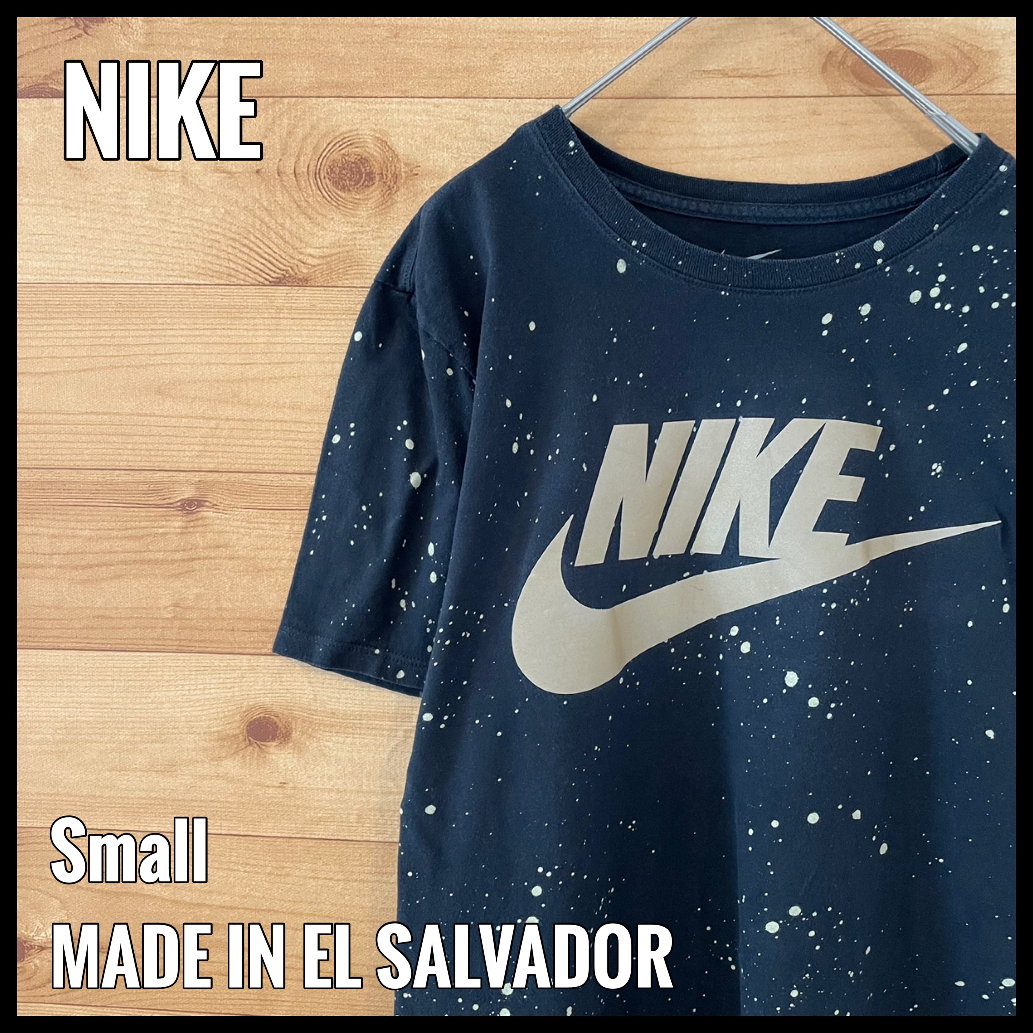 【NIKE】ペイント加工 プリントTシャツ ロゴ ナイキ Sサイズ us古着 アメリカ古着 | 古着屋手ぶらがbest powered by BASE