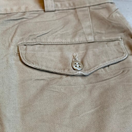 50's 60's U.S.MARINE CORPS チノトラウザーズ USMC ベージュ サイド脇