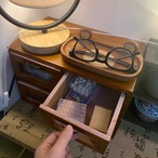 小物収納棚 小物収納ケース 木製 積み重ね可能 ２種類 デスク収納 収納ケース レトロ おしゃれ 北欧