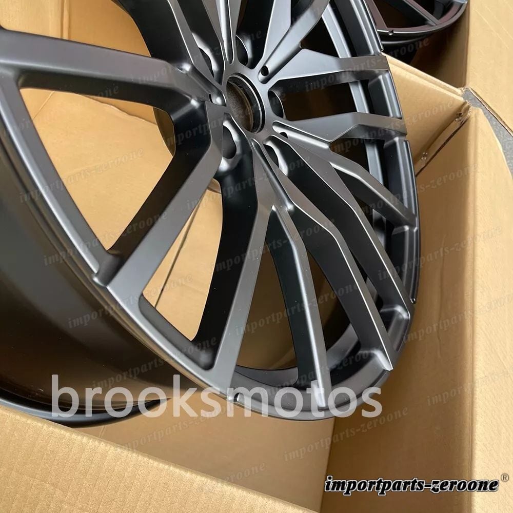 21インチ新品マットブラックスタイルホイールフィット 2016-2021 BMW