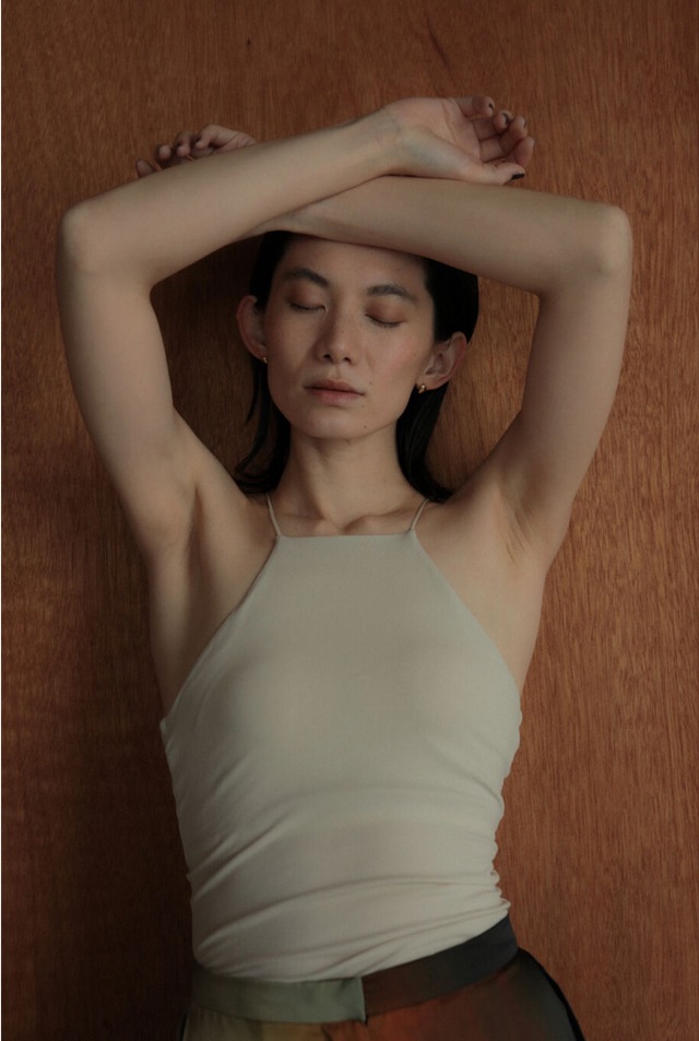 Re Stock !! little suzie / 2way Velvet Tulle Tops / BLACK | POETRY