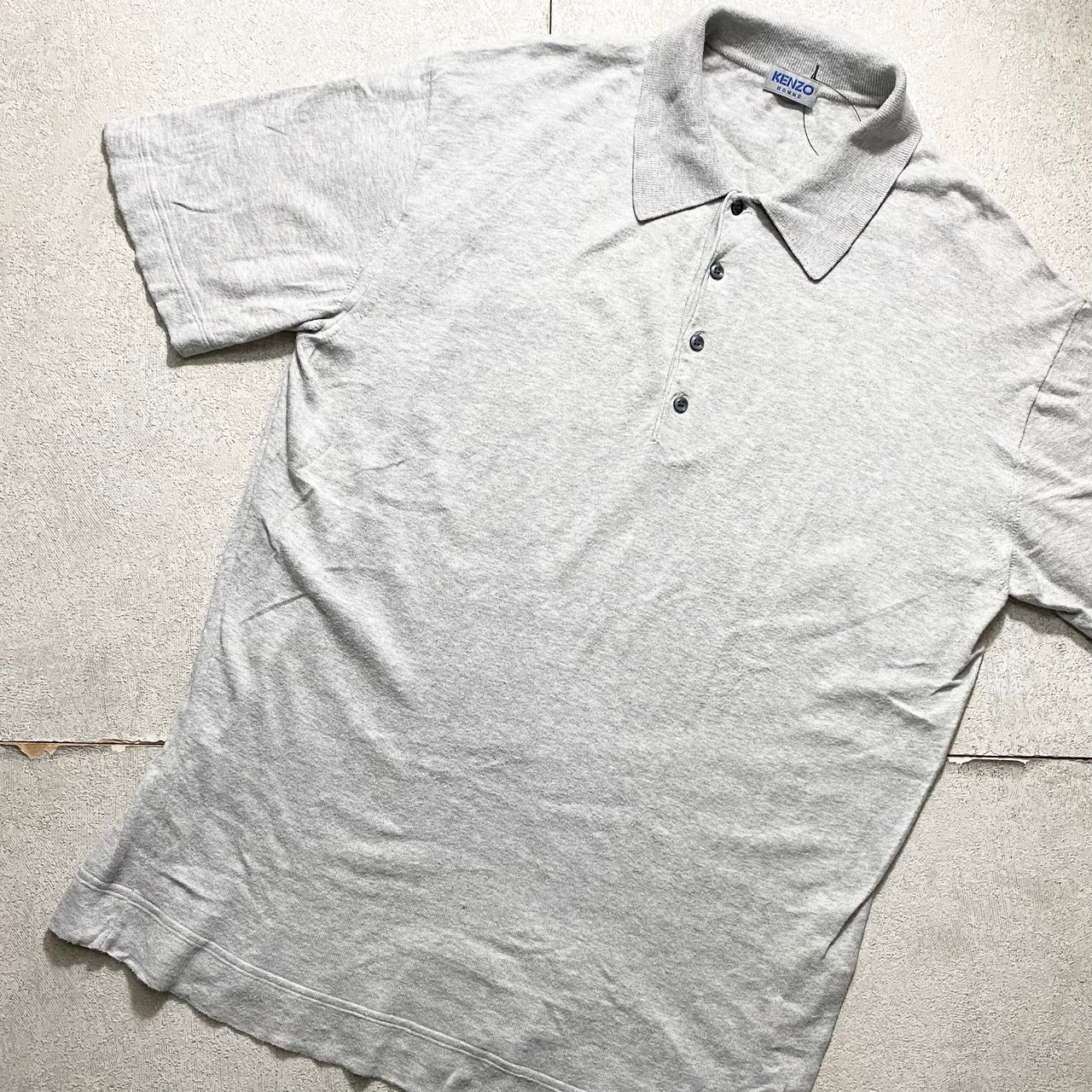 vintage KENZO HOMME knit polo shirt