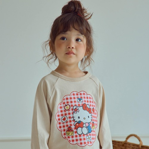 FIRST BLUE［取寄］check cat tee 26autumn