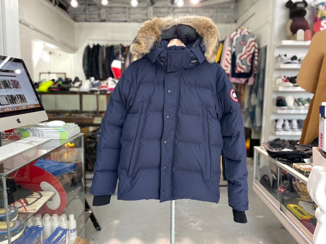 CANADA GOOSE WYNDHAM PARKA NAVY MEDIUM 250JK0153