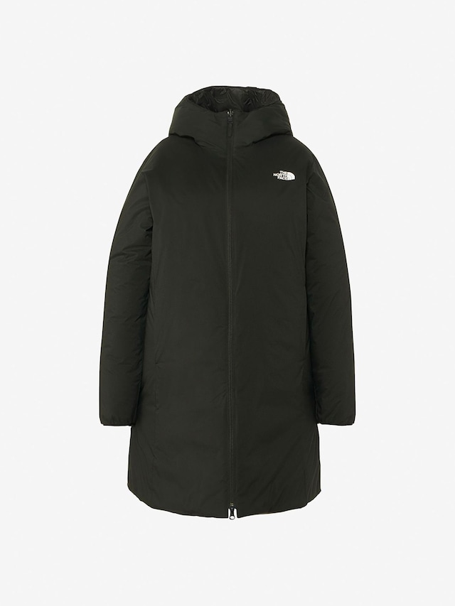THE NORTH FACE Reversible Anytime Insulated Long Hoodie リバーシブルエニータイムインサレーテッドロングフーディ（レディース） NYW82380 ブラック×ブラック