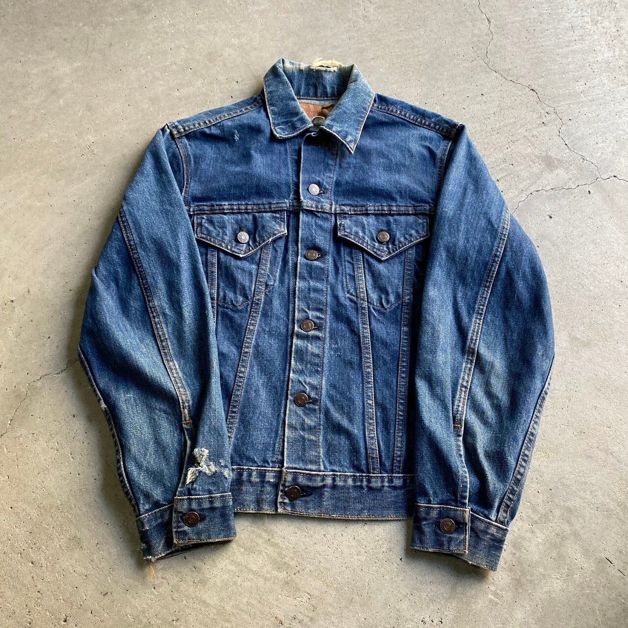 60〜70年代 Levi's リーバイス ケアタグ付き 70505 4th デニム ...