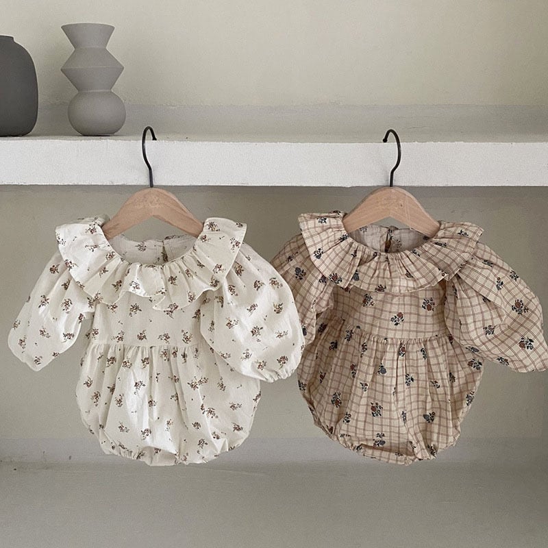 Baby 韓国風ベビー服 春新作 花柄ロンパース ワンピース Betty Baby 韓国風ベビー服 春新作 花柄ロンパース ワンピース Betty
