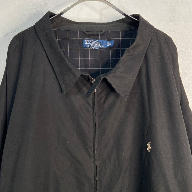 『送料無料』90s Ralph Lauren スウィングトップジャケット ビックサイズ 黒