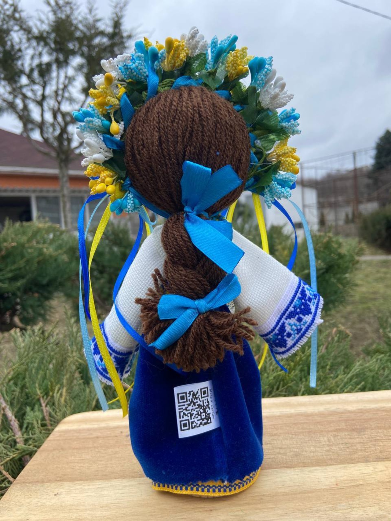 UA.Designer手作りモタンカ 25cm（ウクライナの御守り） - 5