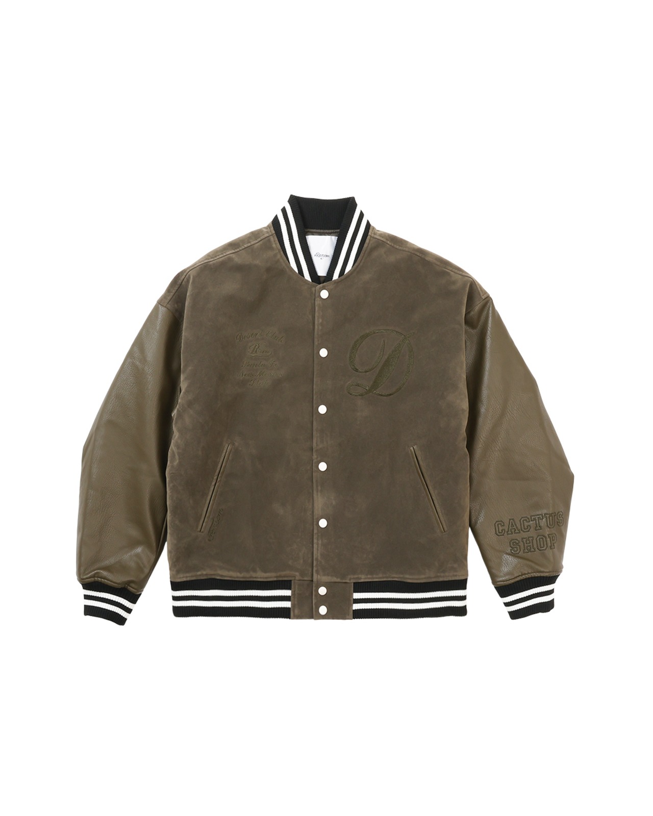 【#Re:room】DESERT CLUB SUEDE STADIUM JACKET［REJ138］