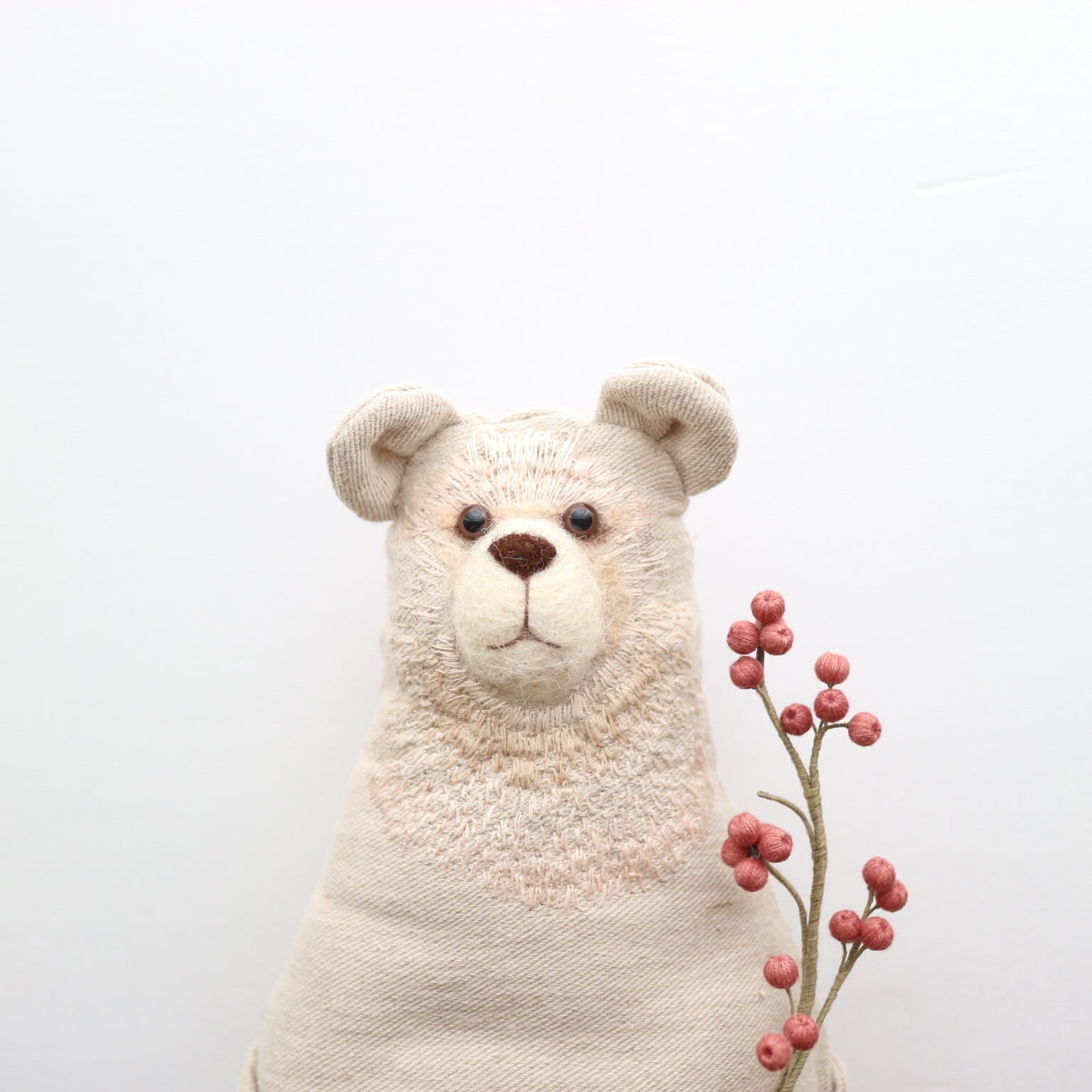 クマさん様 創価学会仏壇仏具【唱題くまさん（小）】赤澤朝陽