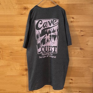 【FRUIT OF THE LOOM】CaveQuest Tシャツ ゲームアプリ XL ビッグサイズ US古着 アメリカ古着