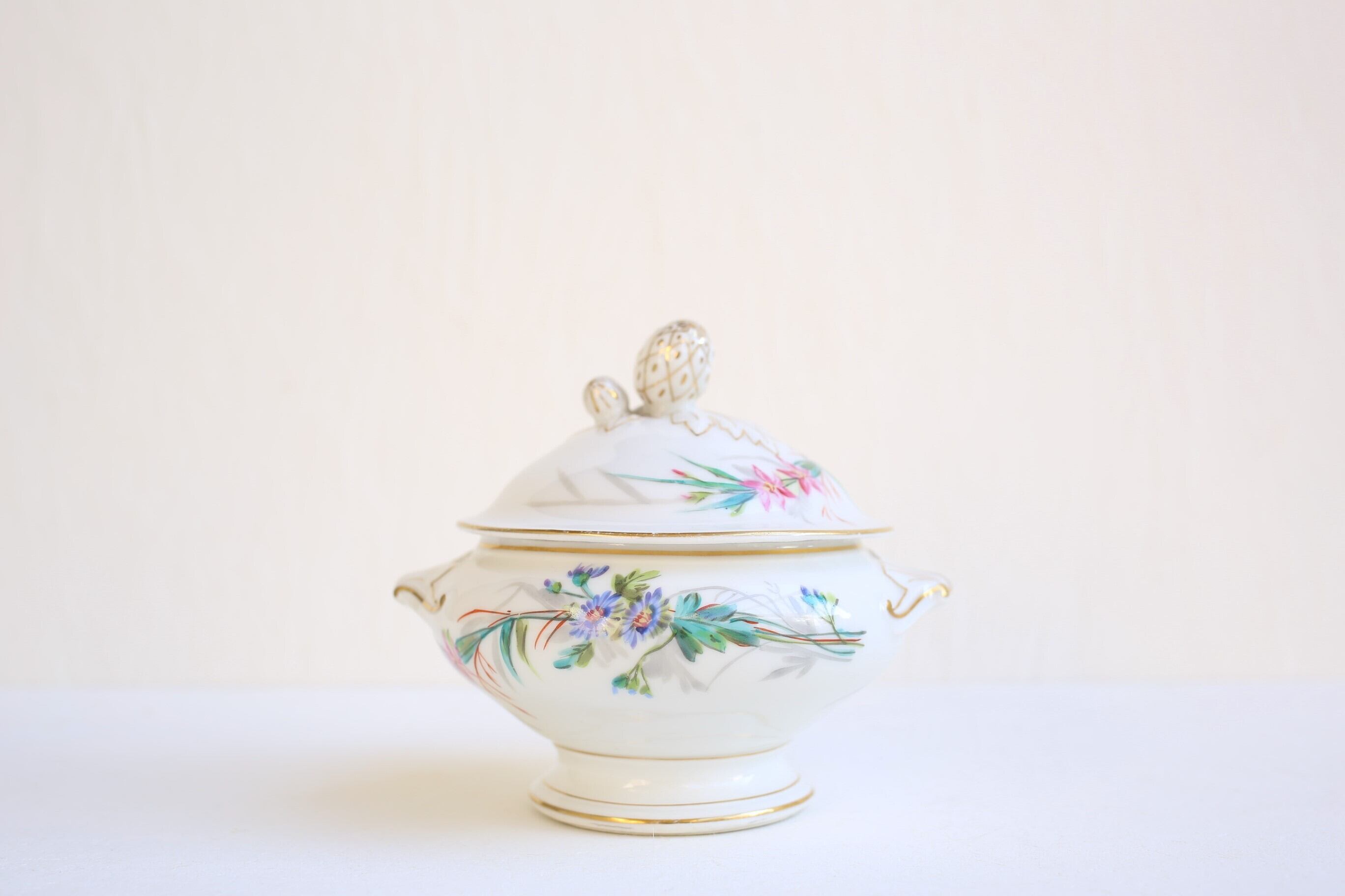 リュネヴィル　Lunéville ポット　シュガーポット　クリーマーのセット リュネヴィル Lunéville ポット シュガーポット クリーマーのセット