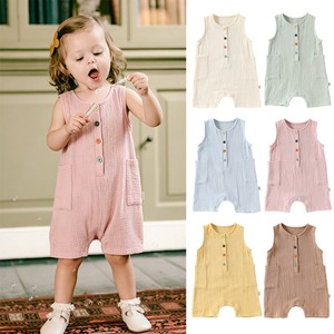 【BABY】夏新作　無地オールインワン