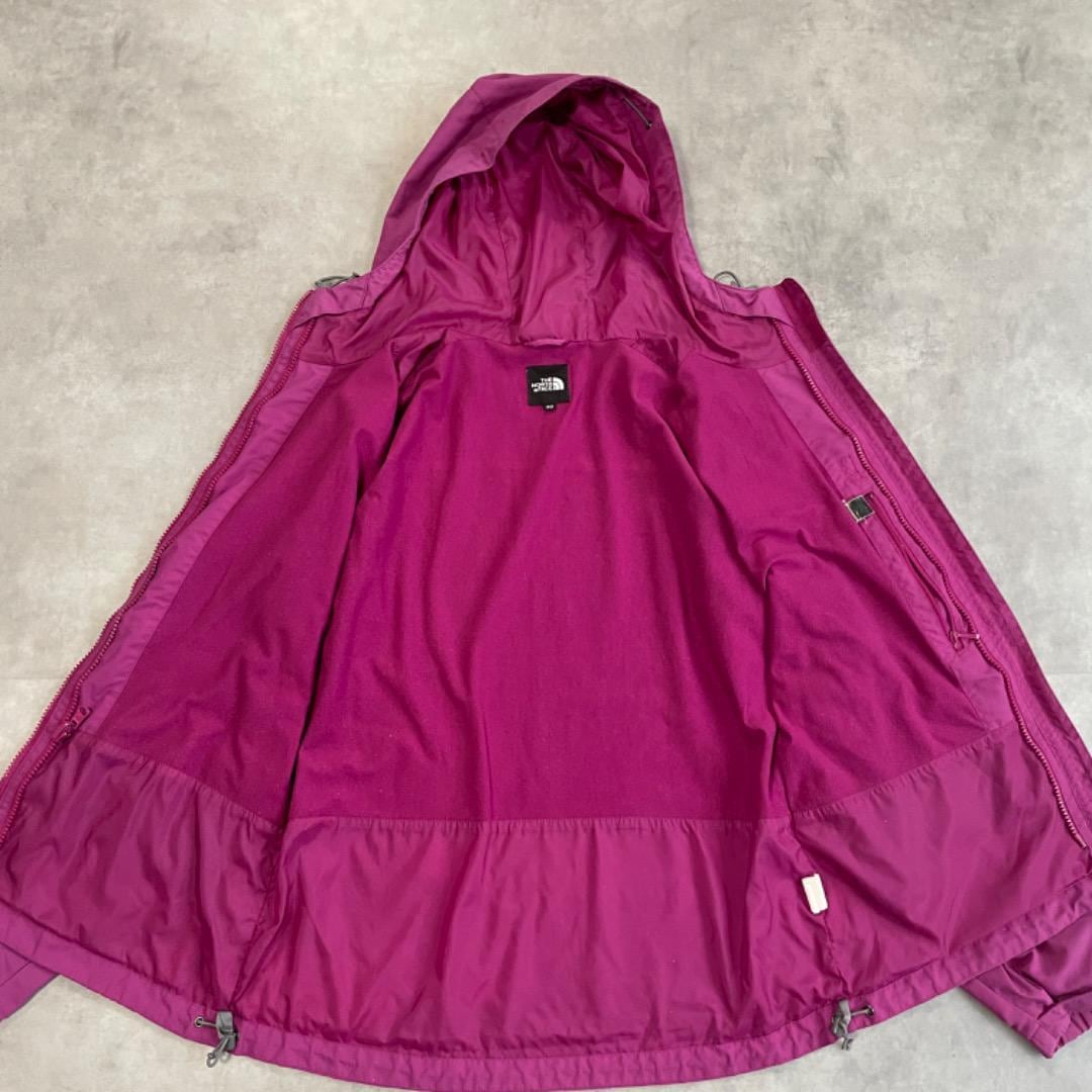 ノースフェイス マウンテンパーカー ジャケットロゴ 刺繍 L ピンク