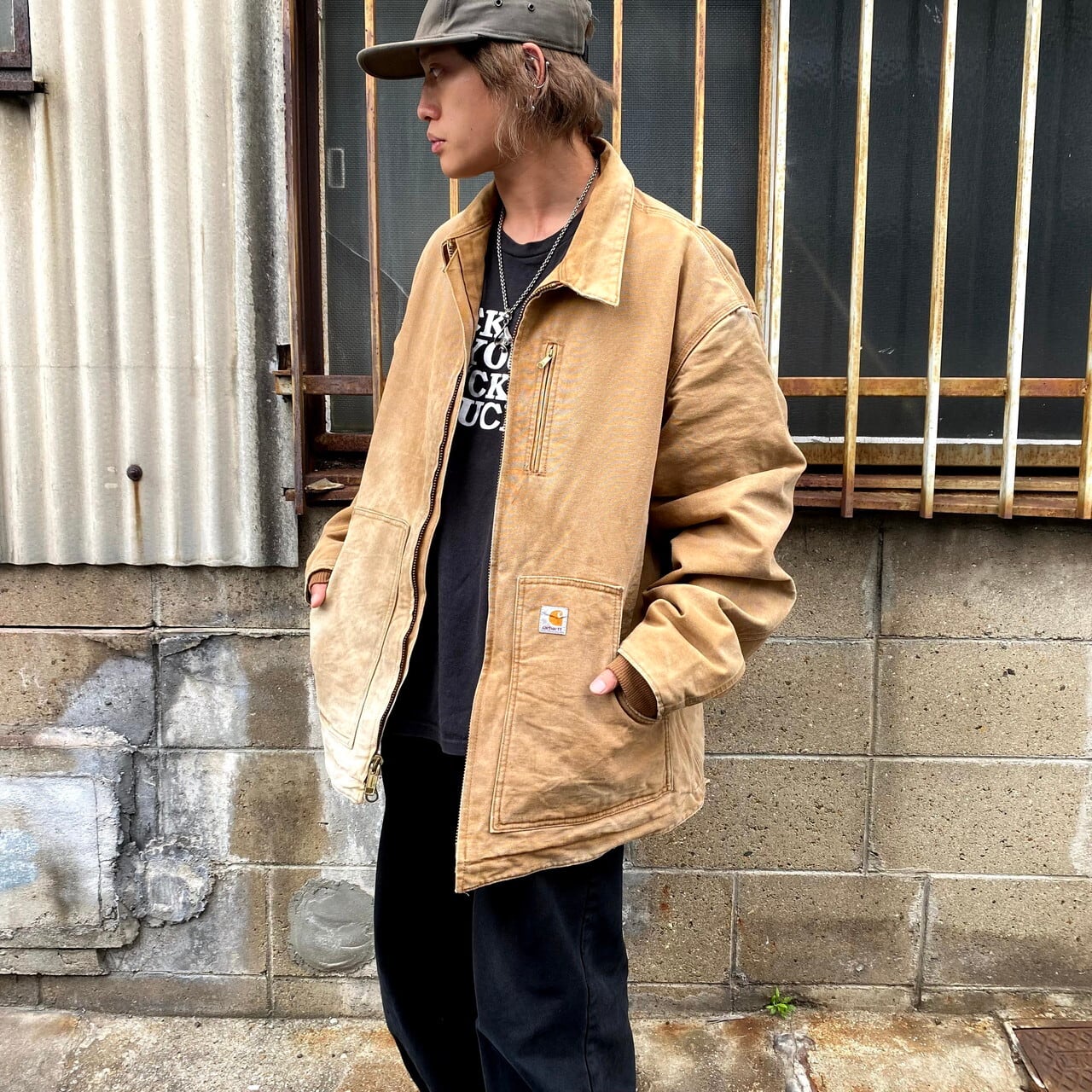 70年代 カーハート Carhartt ダック地ワークジャケット メンズXL ヴィンテージ /eaa299354