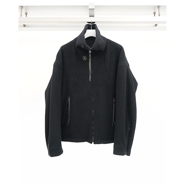 [The Viridi-anne] (ザヴィリディアン) VI-4007-06 WOOL PILE HIGH-NECK JACKET