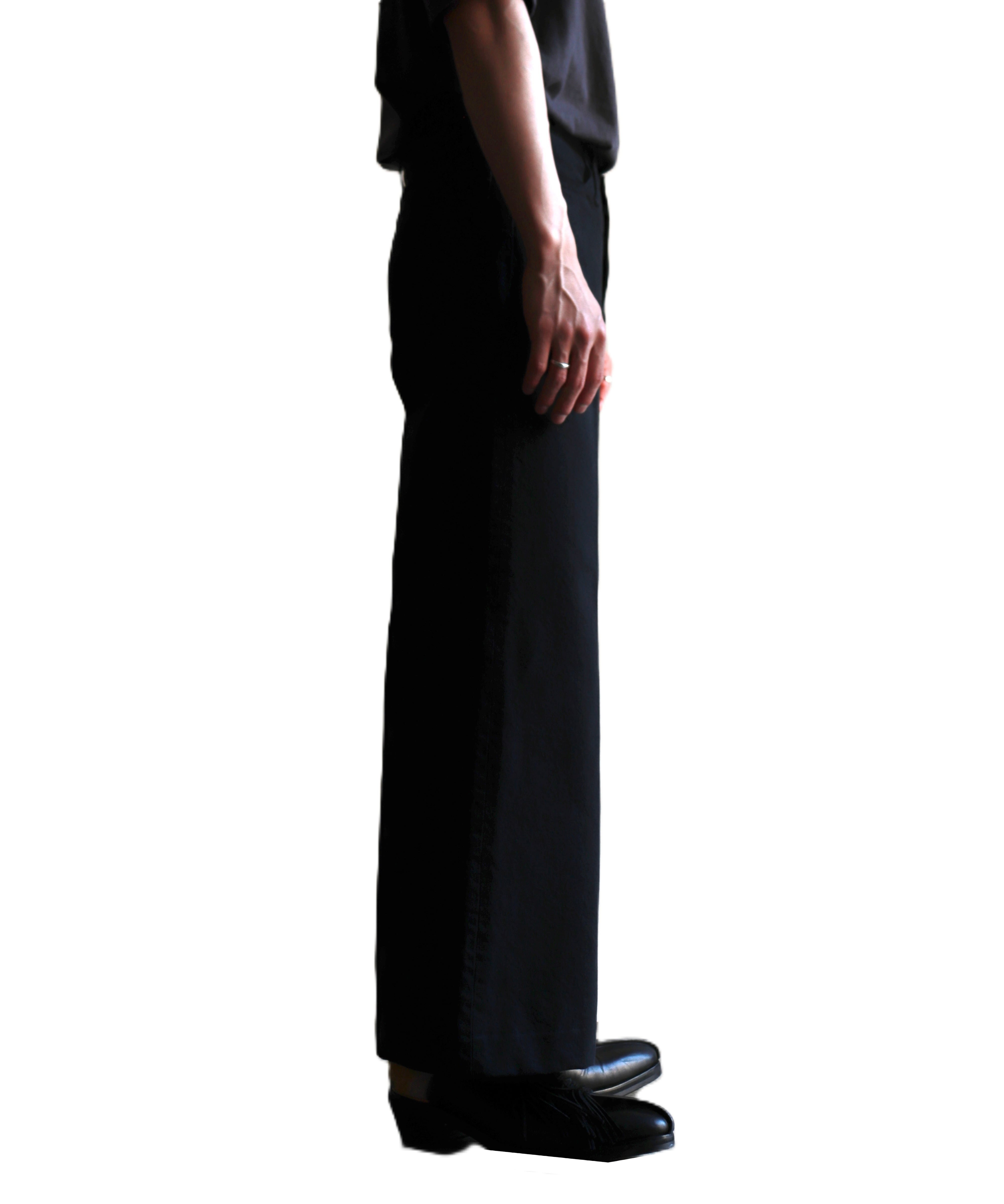 TANAKA / ST-108 WIDE JEAN TROUSERS (OVERDYE BLACK) | AfterSchool
