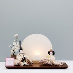【ピーカブーひな人形-Bell’s Kissシリーズ-】【花式部-オディール】【BK0-1】【品番25-309】「親王飾り」 thumbnail 1