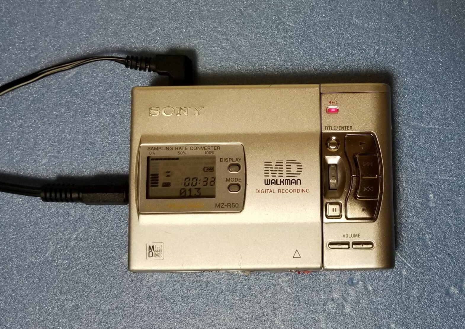SONY MDレコーダー MZ-R5ST 動作品