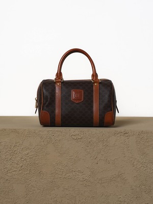 CELINE セリーヌ マカダム柄 w26 ミニボストンバッグ
