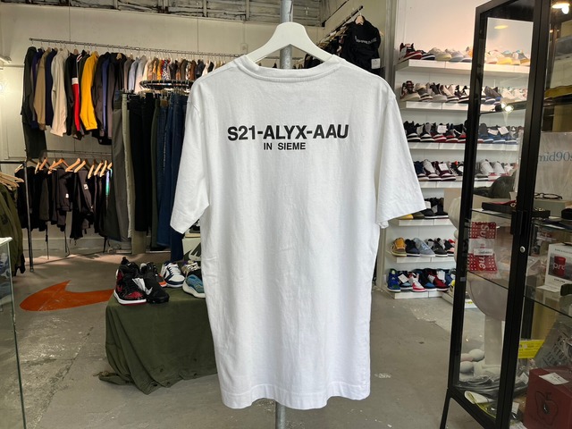 1017 ALYX 9SM S21-ALYX-AAU IN SIEME TEE MEDIUM WHITE 00734