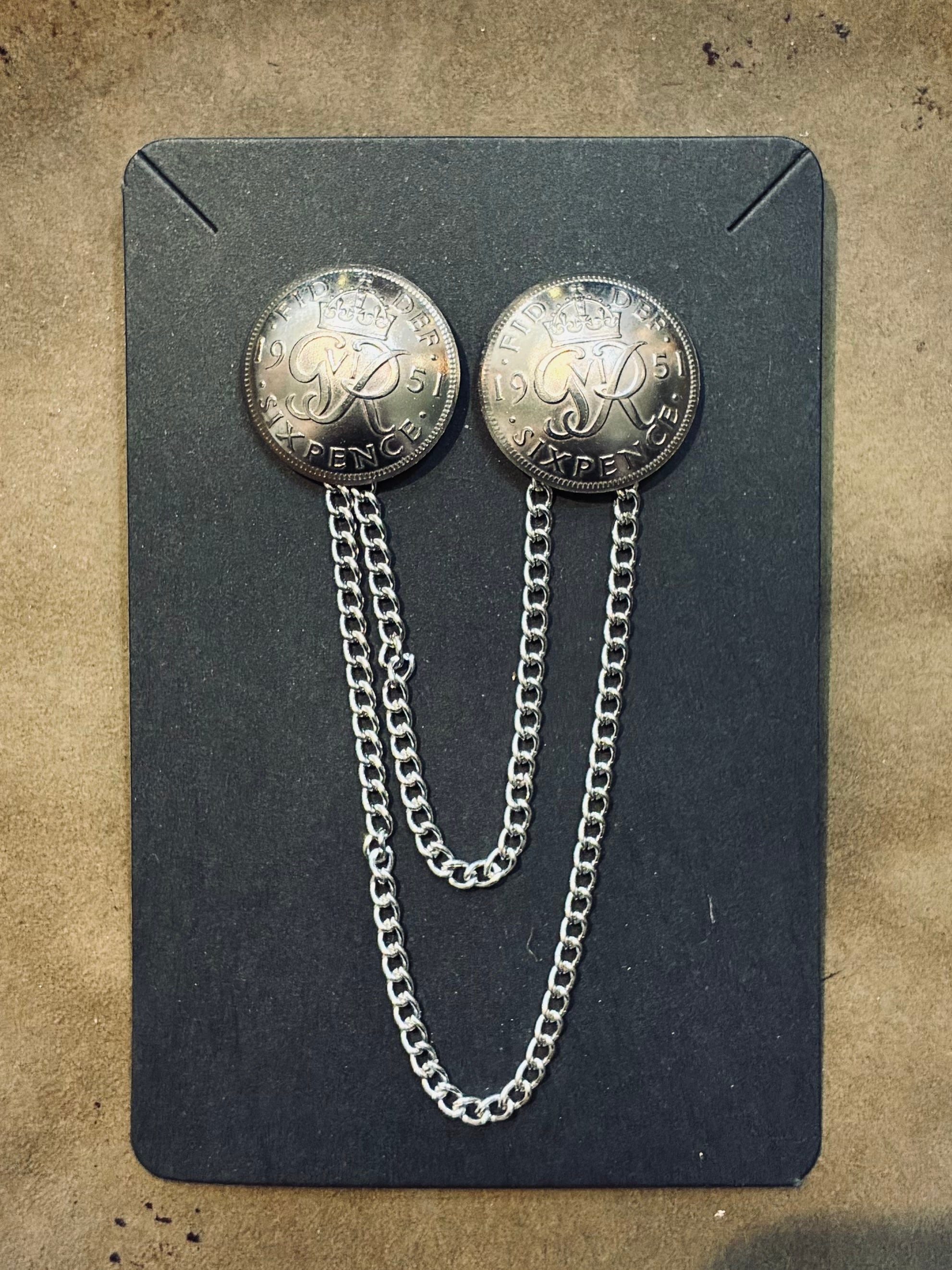 30~40s Sweet Heart jewelry Puffy Heart Sterling WWⅡ Forget me not