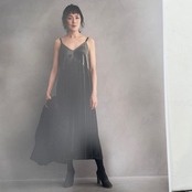 SINME  ベロアキャミソールワンピース　