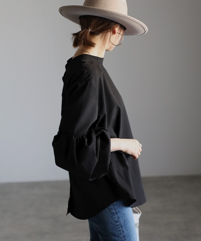 前後2WAYパフギャザーブラウス