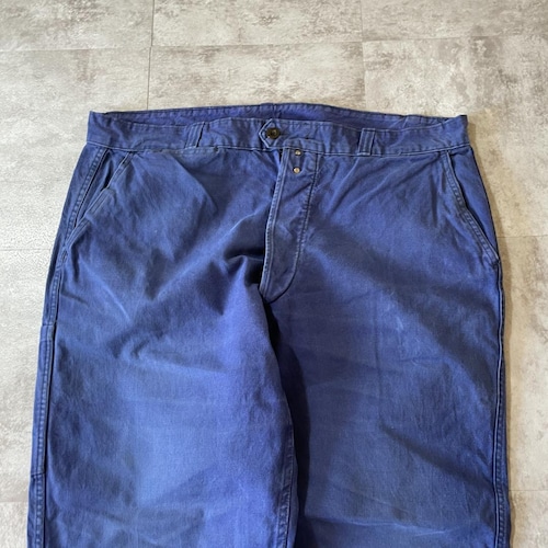50-60s Matinusable フレンチワーク コットン パンツ W40 詳細写真3