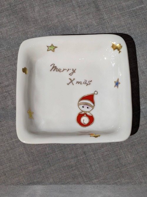 角小皿『Xmas』①