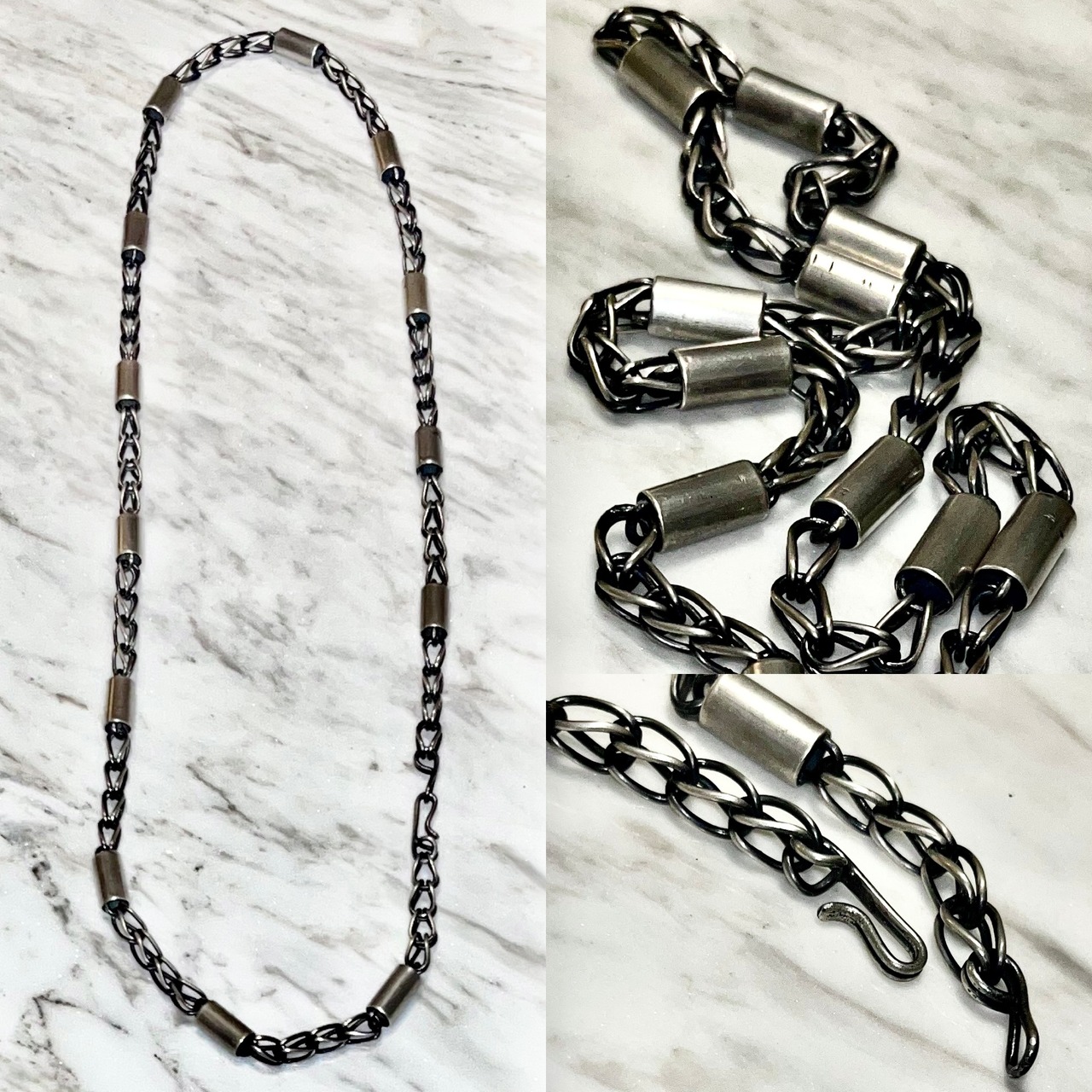 navajo Leroy Yazzie silver chain necklace