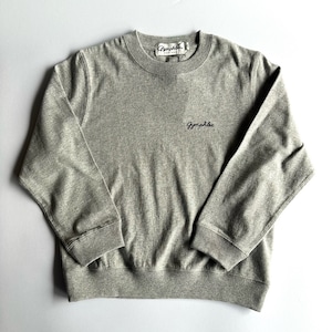 Gymphlexキッズクルーネック長袖Tシャツ【115-135cm】Top Grey