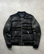 21SS DIESEL L-ROGER BIKER LEATHER JACKET