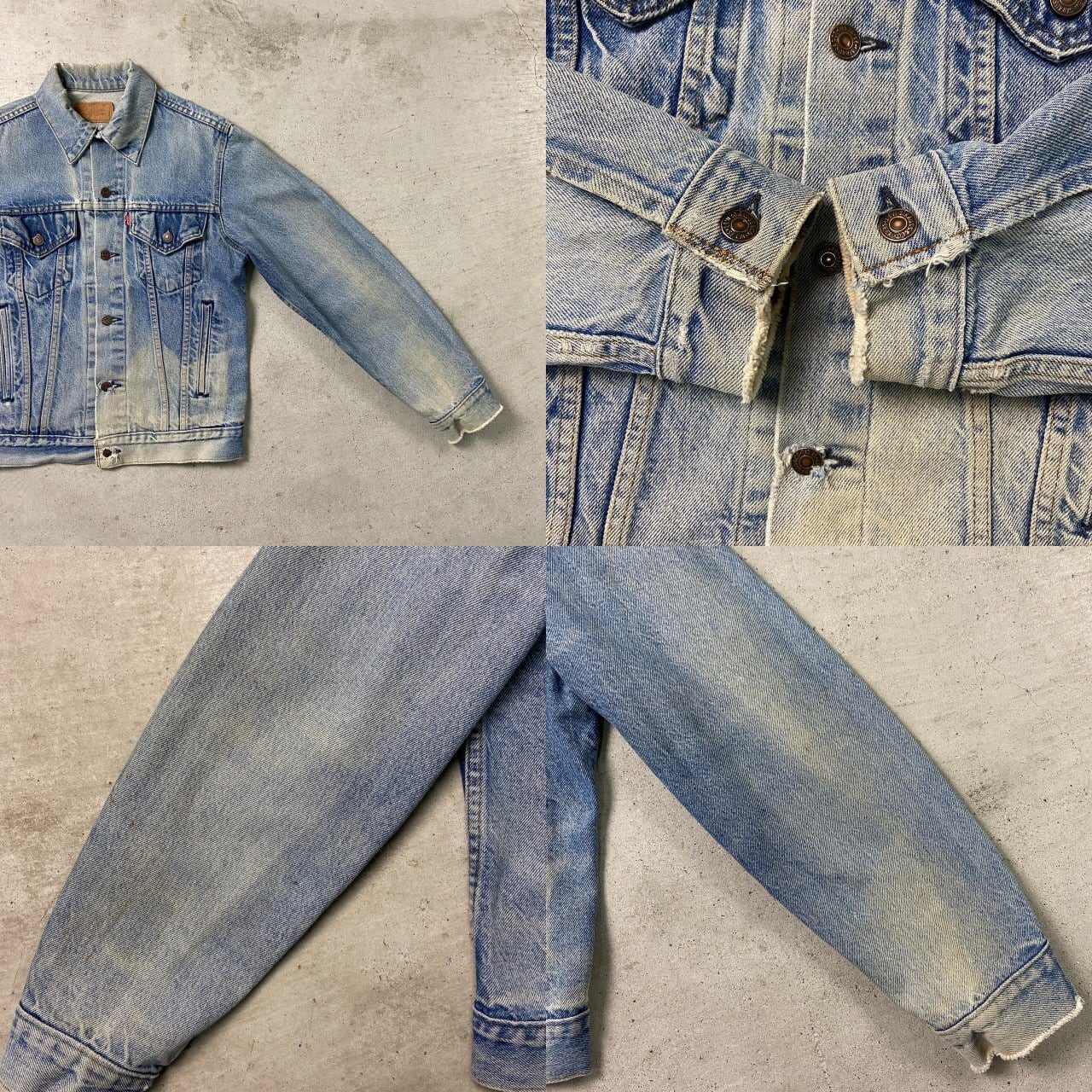 80年~90年代 USA製 Levi's リーバイス 70506 0216 デニムジャケット メンズS相当 レディース 古着 80s 90s アメカジ  ヴィンテージ VINTAGE トラッカージャケット【デニムジャケット】/ブルー | cave 古着屋【公式】古着通販サイト