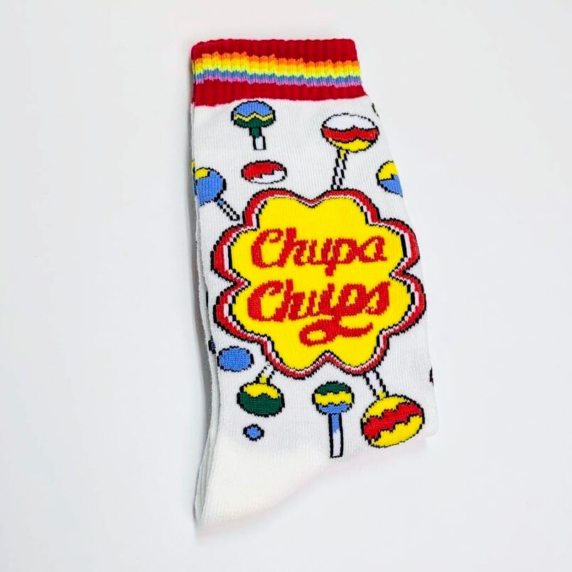 ♧ 再入荷！【 Chupa Chups / チュッパチャプス 】 crew socks / クルーソックス〚アメリカン雑貨 アメトイ〛