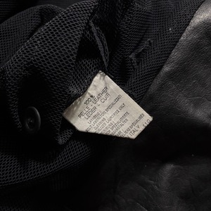 vintage LA MATTA black leather double riders