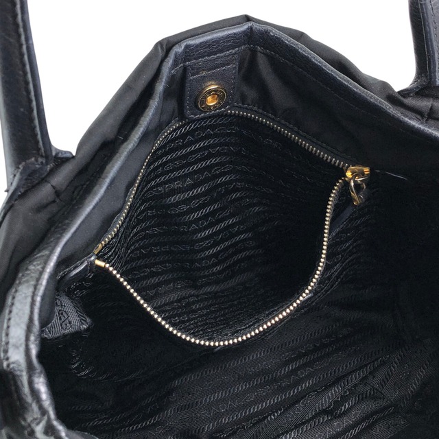PRADA プラダ ショルダーバッグ ブラック トライアングルロゴ ナイロン 2WAY vintage ヴィンテージ オールド jwasar