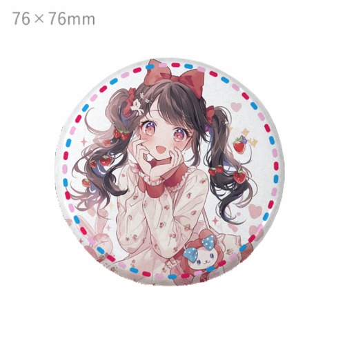ゆめかわ少女【缶ミラー】