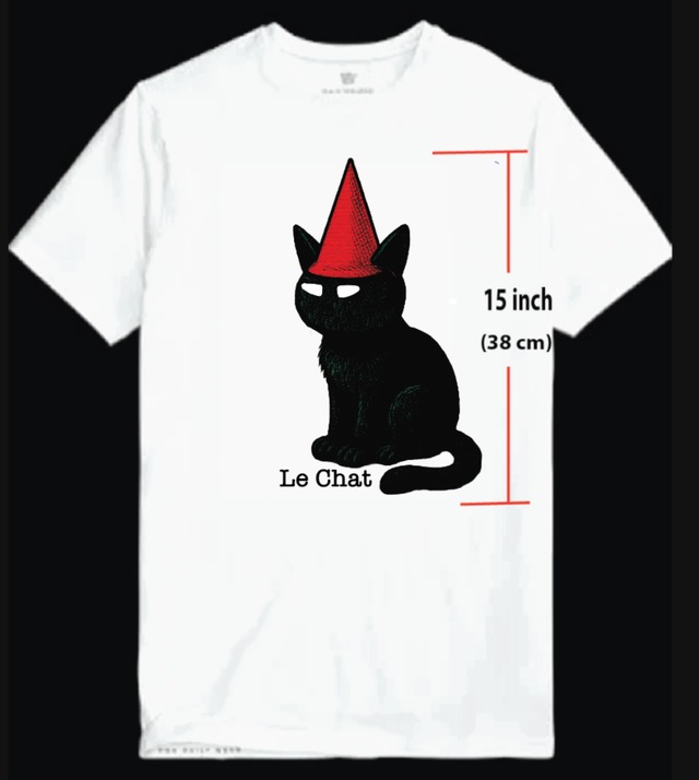 Le Chat in the red hat Tshirts size「L」
