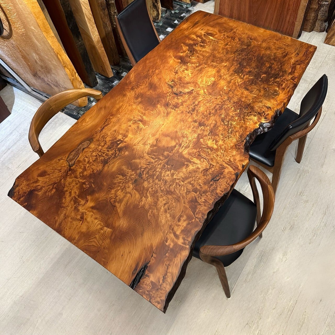 黒柿_1280×430-470×45_Web限定_オーダー用原板 T1057 | 千年家具 - 一