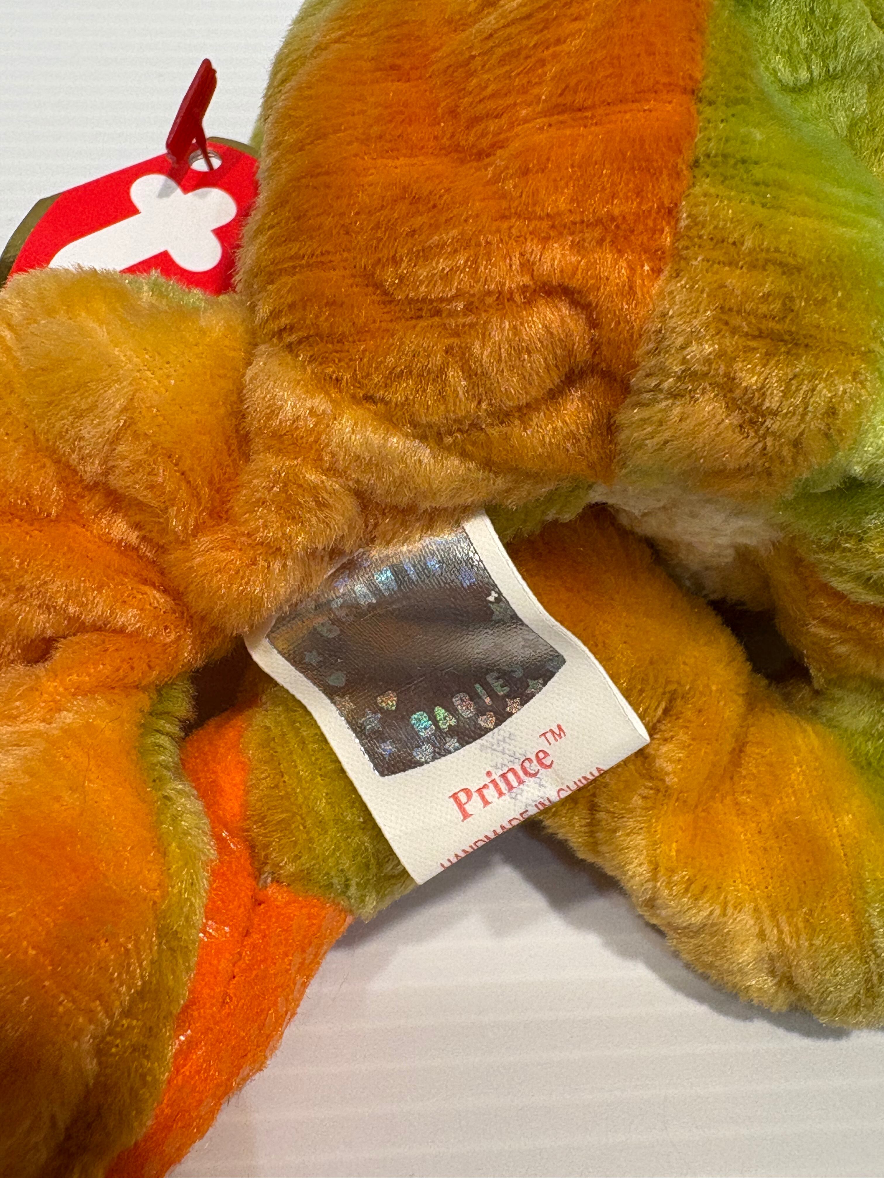 生産終了品】Ty ビーニーベイビーズ Prince カエル ぬいぐるみ