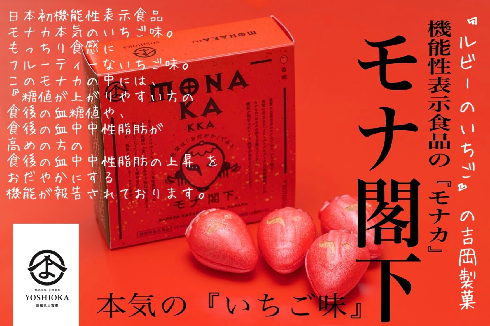 16個入り機能性表示食品モナカ 『 モナ閣下 』 ４個入り×４